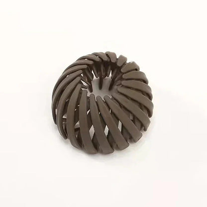 Bird nest shaped ponytail hair clip by Clarivae, a lazy braid hairpin for easy, stylish updos and effortless hairstyles.