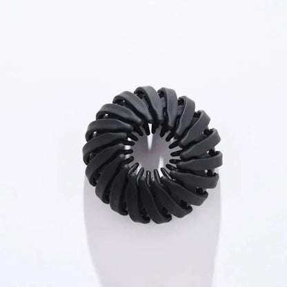 Clarivae bird nest-shaped ponytail hair clip, a stylish lazy braider hairpin for effortless hairstyle styling.